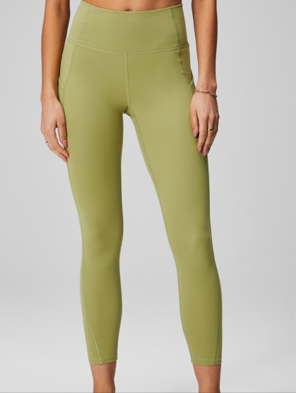 Fabletics Oasis PureLuxe High-Waisted 7/8 Legging Color Fiddle